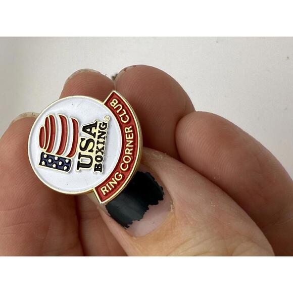 USA Boxing Ring Corner Club Pin - Picture 2 of 3